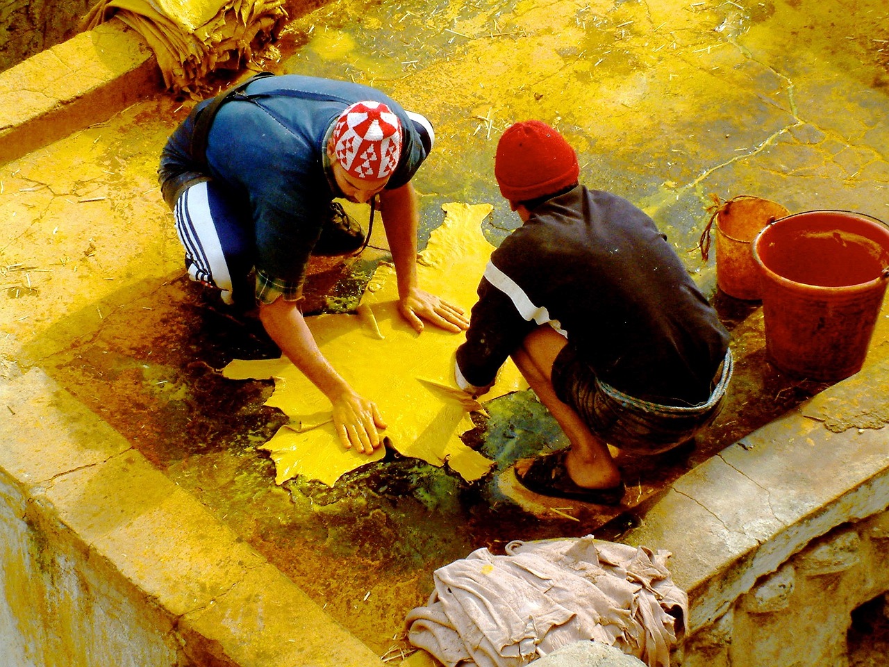 tanneries  in Fes
