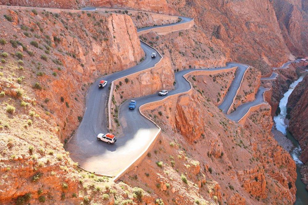 Dades Gorge,Travel to Sahara, Days from Marrakeck to Fes